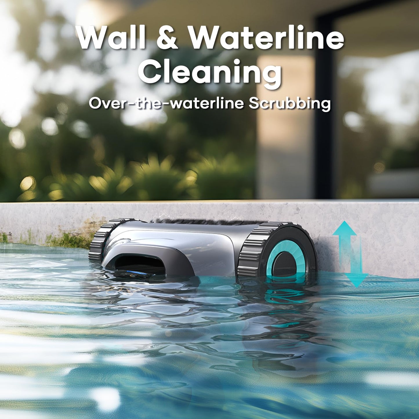 AIPER Scuba S1 Cordless Robotic Cleaner, Smart Navigation for Inground Pools up to 1,600 Sq.ft, Wall and Waterline Cleaning Vacuum