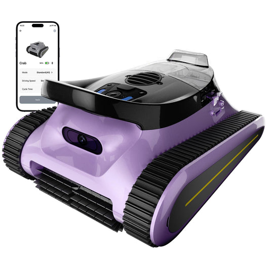 Cordless Robotic Pool Cleaner -Pool Vacuum 180W Brushless Motor, 45,000Pa Suction, Wall Climbing, Sonar Navigation, 3 Modes Automatic Pool Robot for Inground & Above-Ground Pools Up to 2150 Sq. Ft.